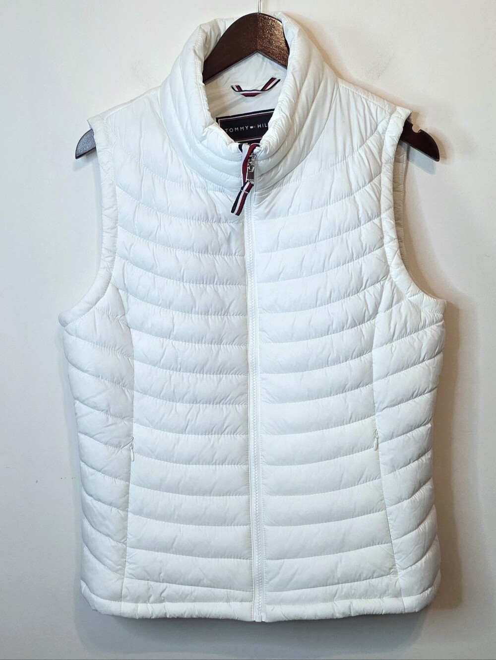 Tommy Hilfiger Wight Lightweight Packable Puffer Vest Quilted Size Large